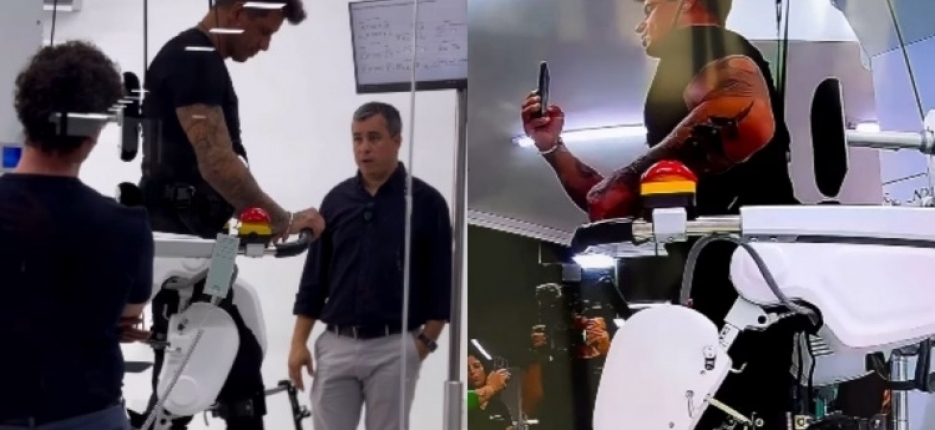 Fernando Fernandes volta a andar aps 14 anos com ajuda da tecnologia