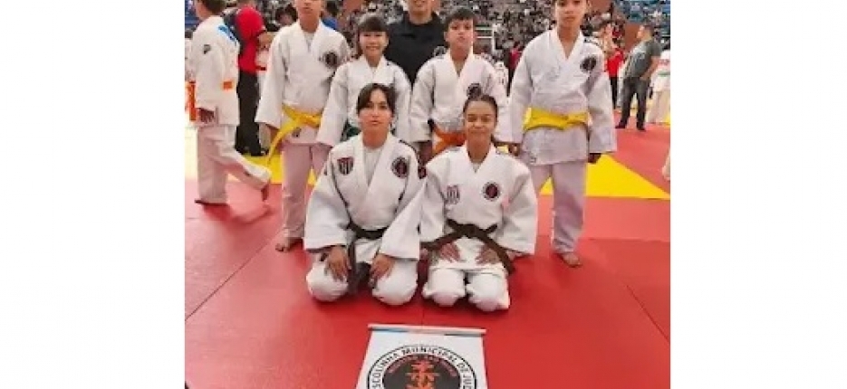 Escola Municipal de Jud� Mauro Sakai participa de Seletiva para Brasileiro Regi�o V
